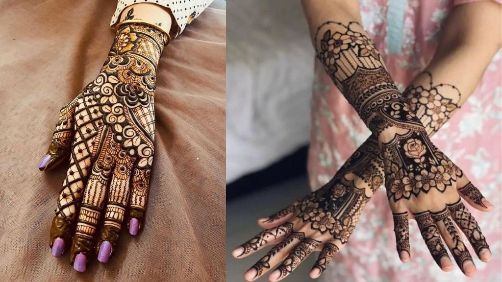 Short Mehndi Design Back Hand