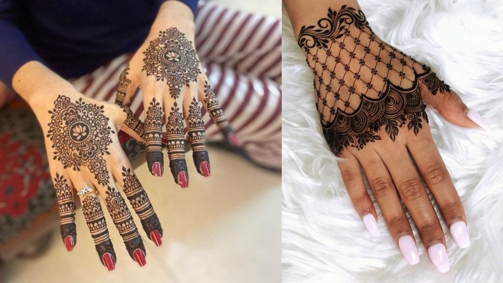 Short Mehndi Design Back Hand