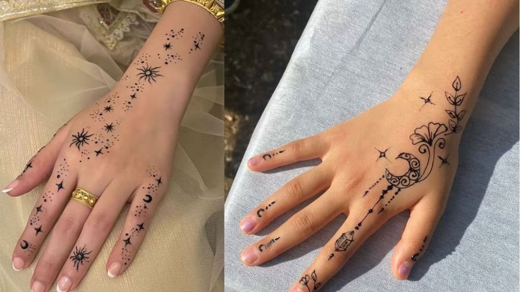 Chand Mehndi Design for Eid