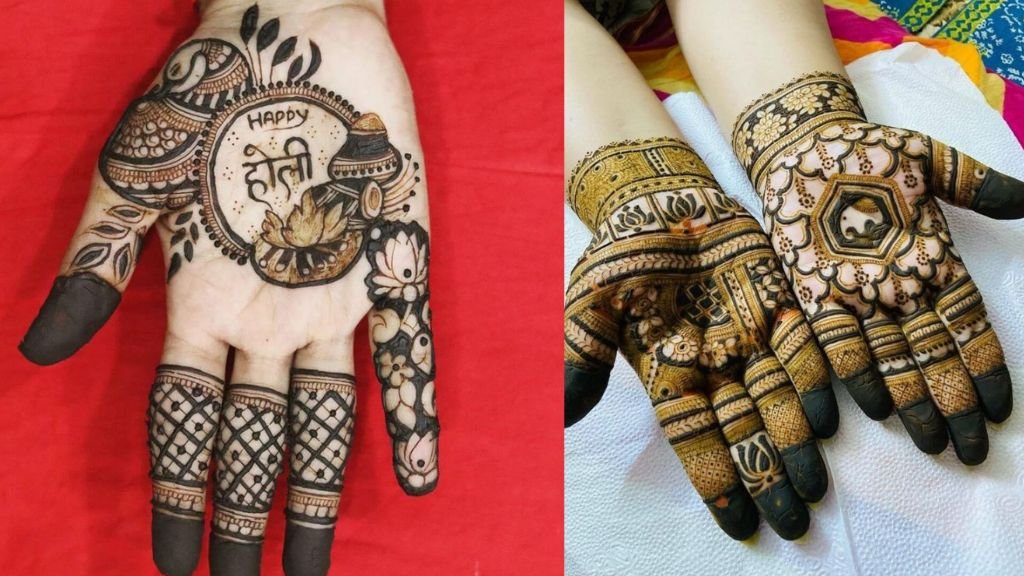 Holi 2025 Mehndi Design