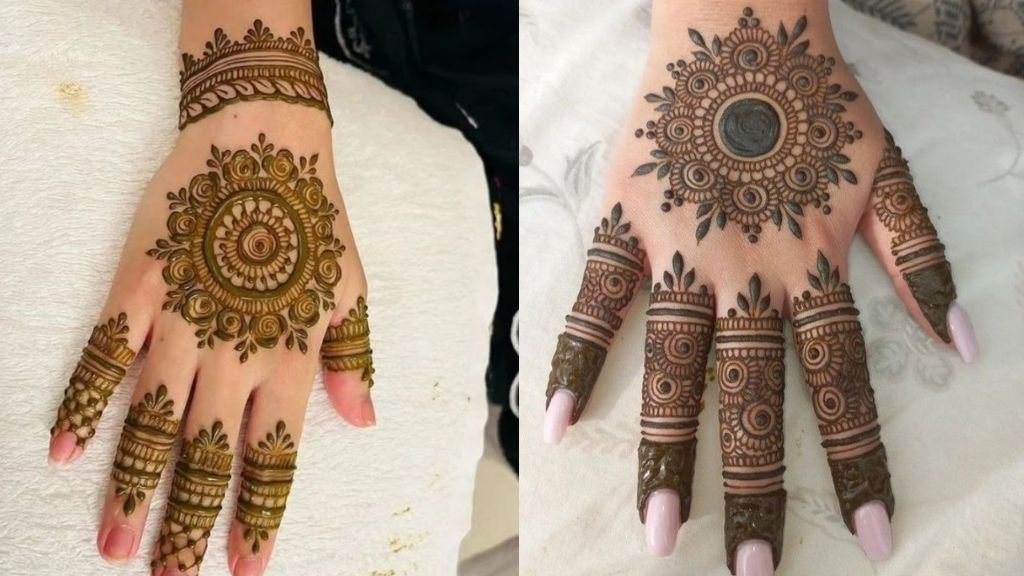 Round Mehndi Design