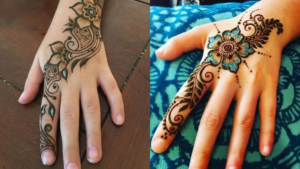 Sunder Mehndi Design Back Hand