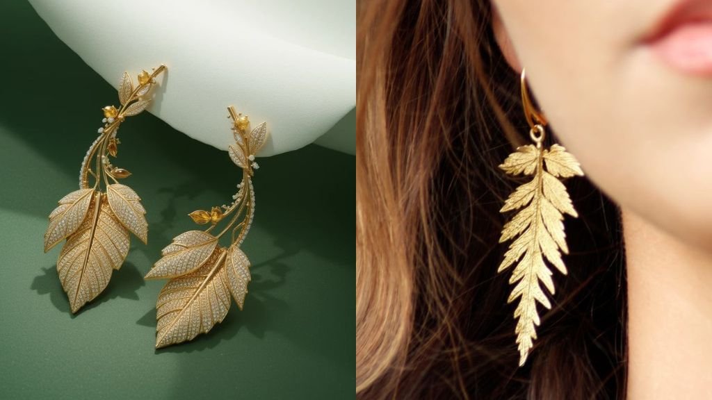Gold Earrings for Girls