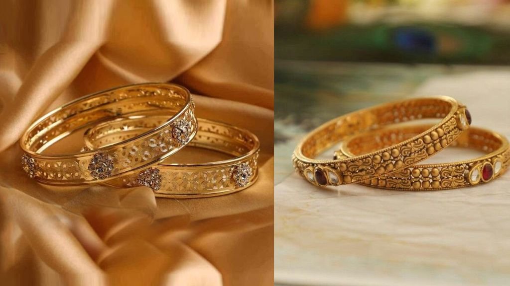 Golden Stone Bangles