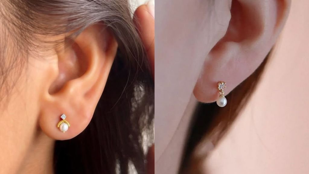 Gold Kid's Earring Designs
