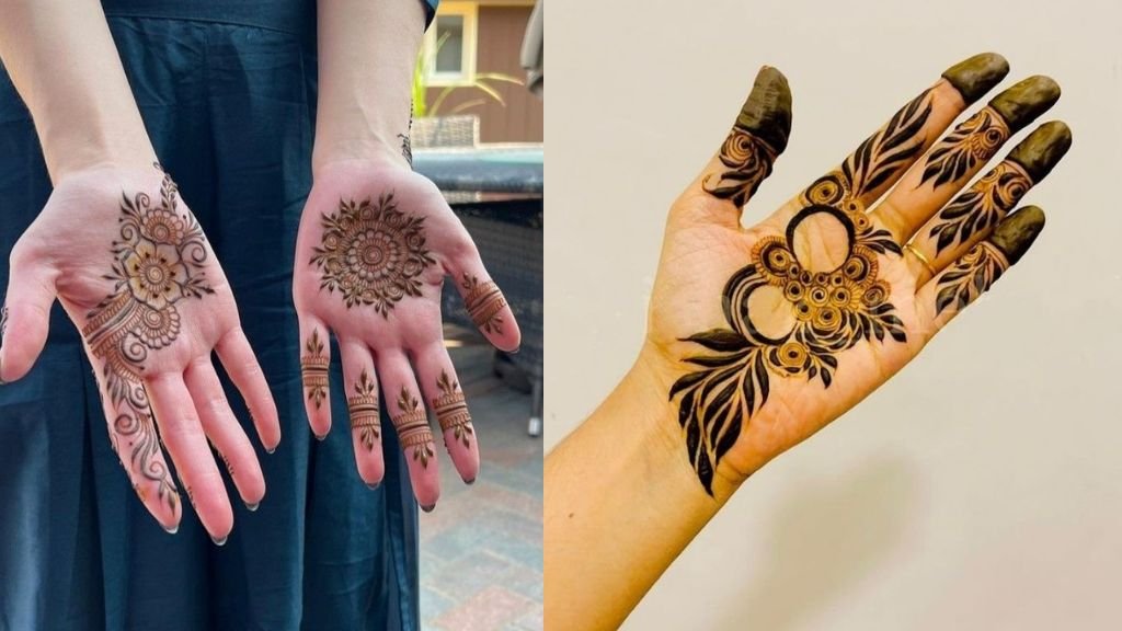 Front Hand Simple Mehndi Design
