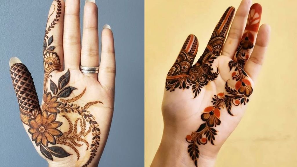 Arabic Mehndi Design Simple Front Hand