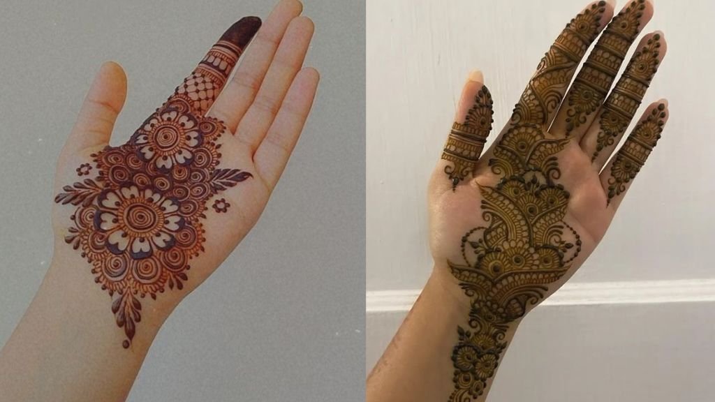 Arabic Mehndi Design Simple Front Hand