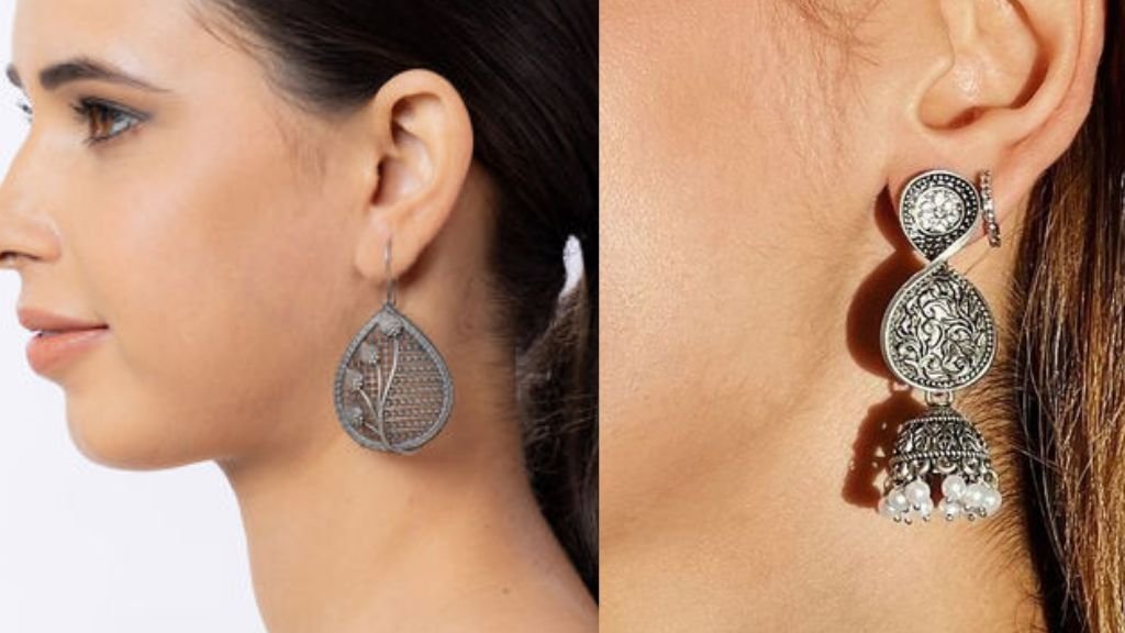 Oxidised Earrings