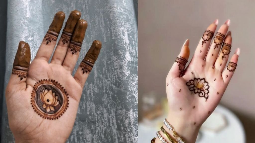 Gol Tikki Mehndi Design