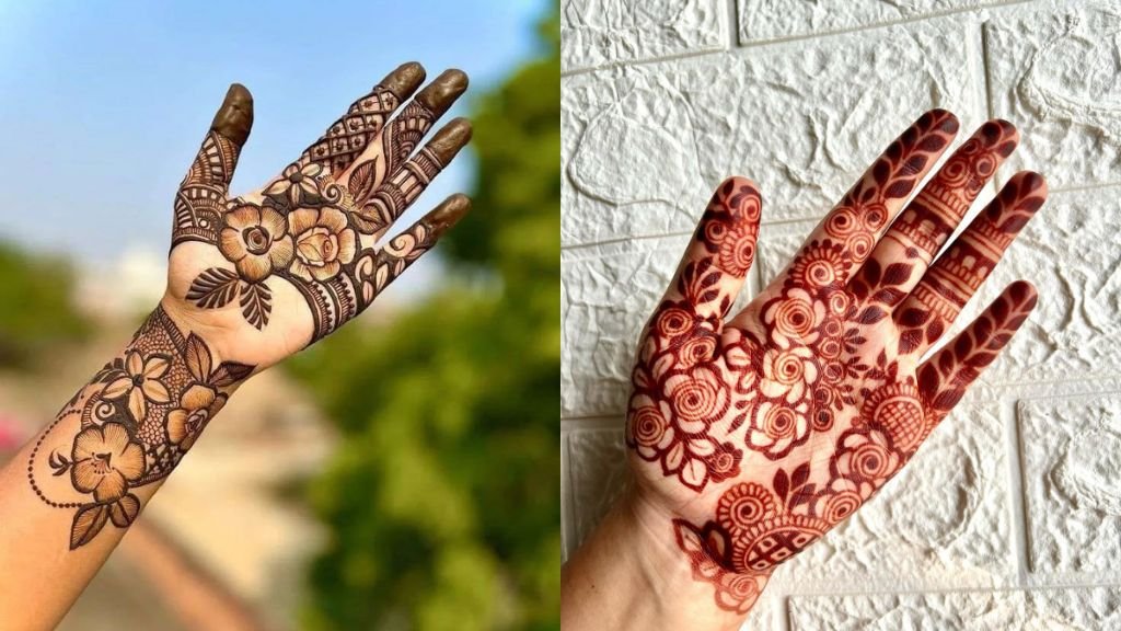 Sunder Mehndi Design Samne Hath