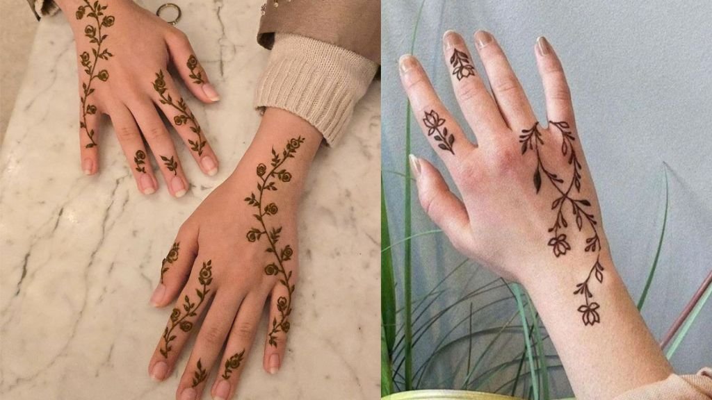 Sunder Mehndi Design Samne Hath
