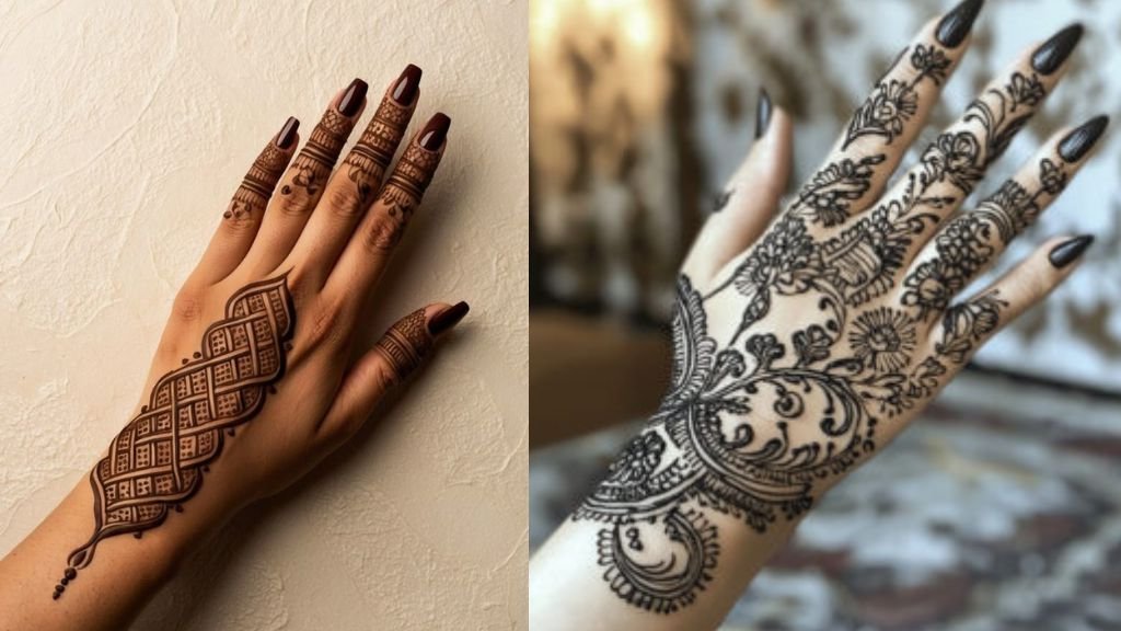 Simple Mehendi Designs Latest