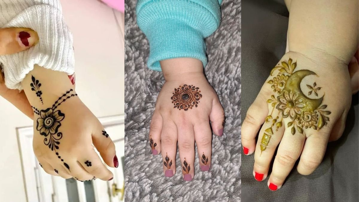 Chote Baccho ki Mehndi Design
